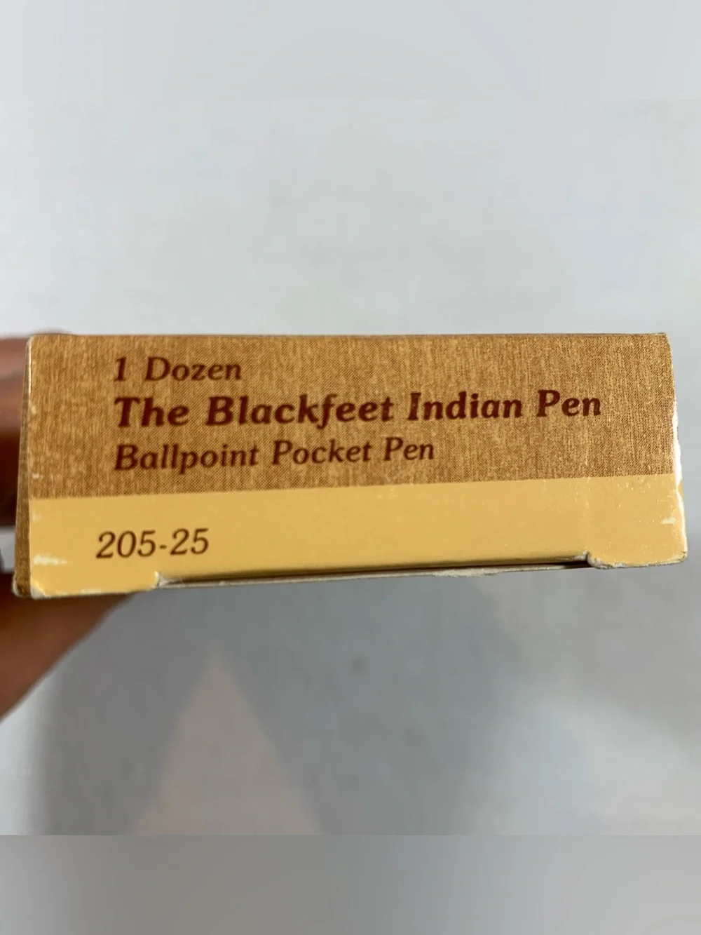 Vintage Display Collectible Original Box Blackfeet Indian Pen 9 Dry Ballpoint